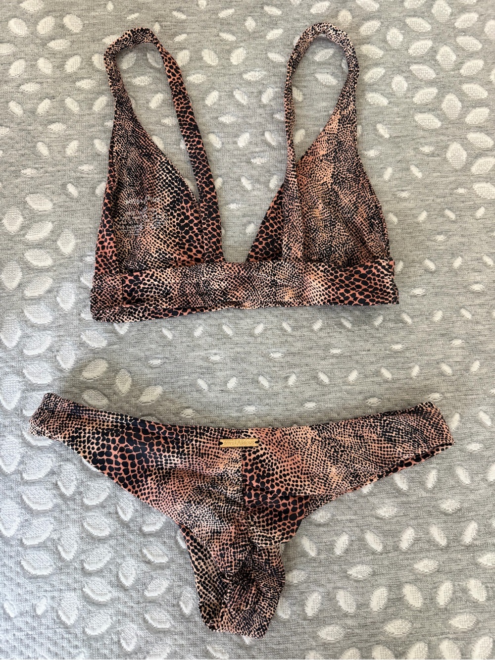Boys + Arrows Snake Print Bikini - Picture 3 of 3